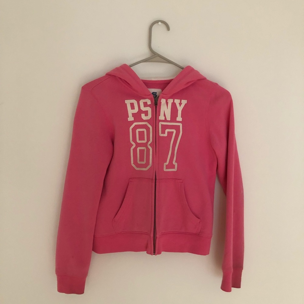 Aeropostale Pink Zip-up sweater